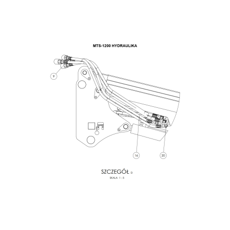 Części do Ładowacza czołowego Metal-Technik MTS-1200